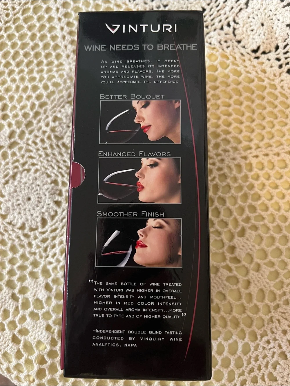 Vinturi Red Wine Aerator - Black